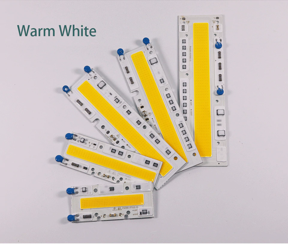 No53 COB Lед 30w 220v 90x40 (70х12) мм. Smart IC 30w 3000K Світлодіод 30w матриця 30 ват з драйвером на борту