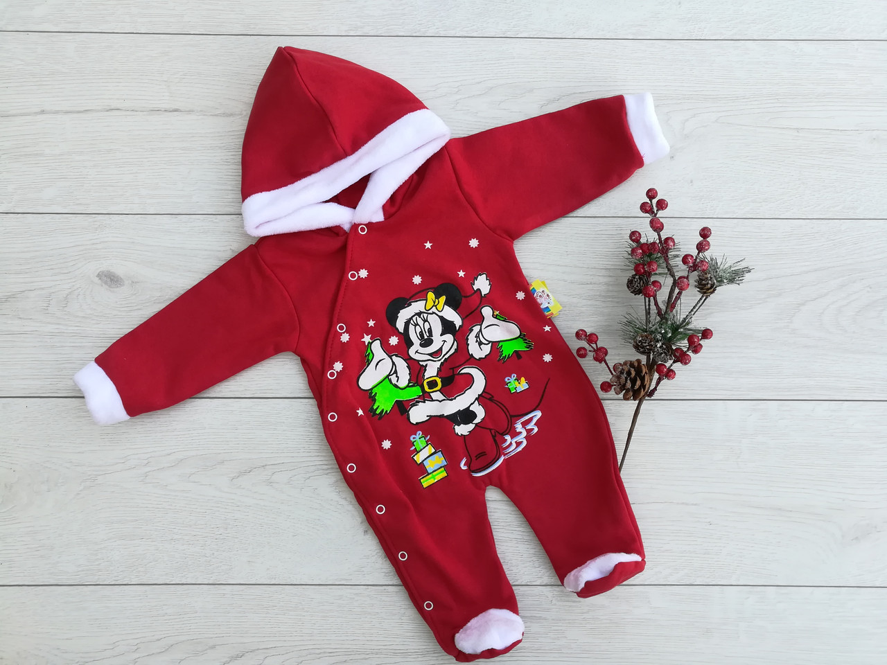 Теплий чоловічок "Новий рік-Мікі" 62 см, фото 1