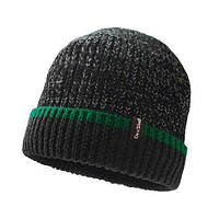 Шапка водонепроникна Dexshell Cuffed Beanie чорна з зеленою смугою L/XL 58-60 см