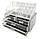 Акриловий настольний органайзер для косметики Cosmetic Organizer Makeup Container Storage Box 4 Drawer, фото 7