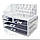 Акриловий настольний органайзер для косметики Cosmetic Organizer Makeup Container Storage Box 4 Drawer, фото 3