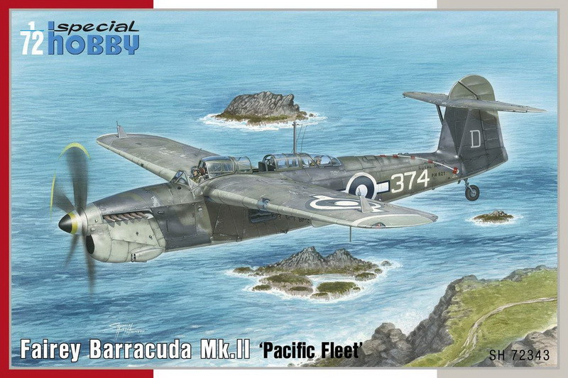 Пластикова модель 1/72 Special hobby 72343 Британський літак Fairey Barracuda Mk. II 'Pacific Fleet'