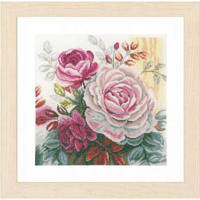 "Pink Rose Розовая роза" Lanarte. Набор для вышивания (PN-0165376)