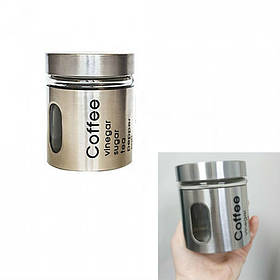 Банку для сипучих продуктів 320 мл Coffee S&T 7028-02
