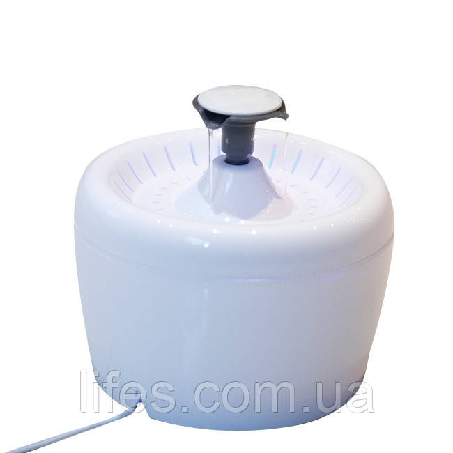 Поїлка - фонтан для кішок і собак ELS-PET APPLE FOUNTAIN 2,5л Біла