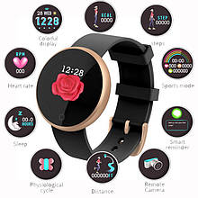 Жіночі розумні годинник Bozlun B36, смарт браслет з пульсометром калорії для Xiaomi, iPhone, Samsung, Huawei золото