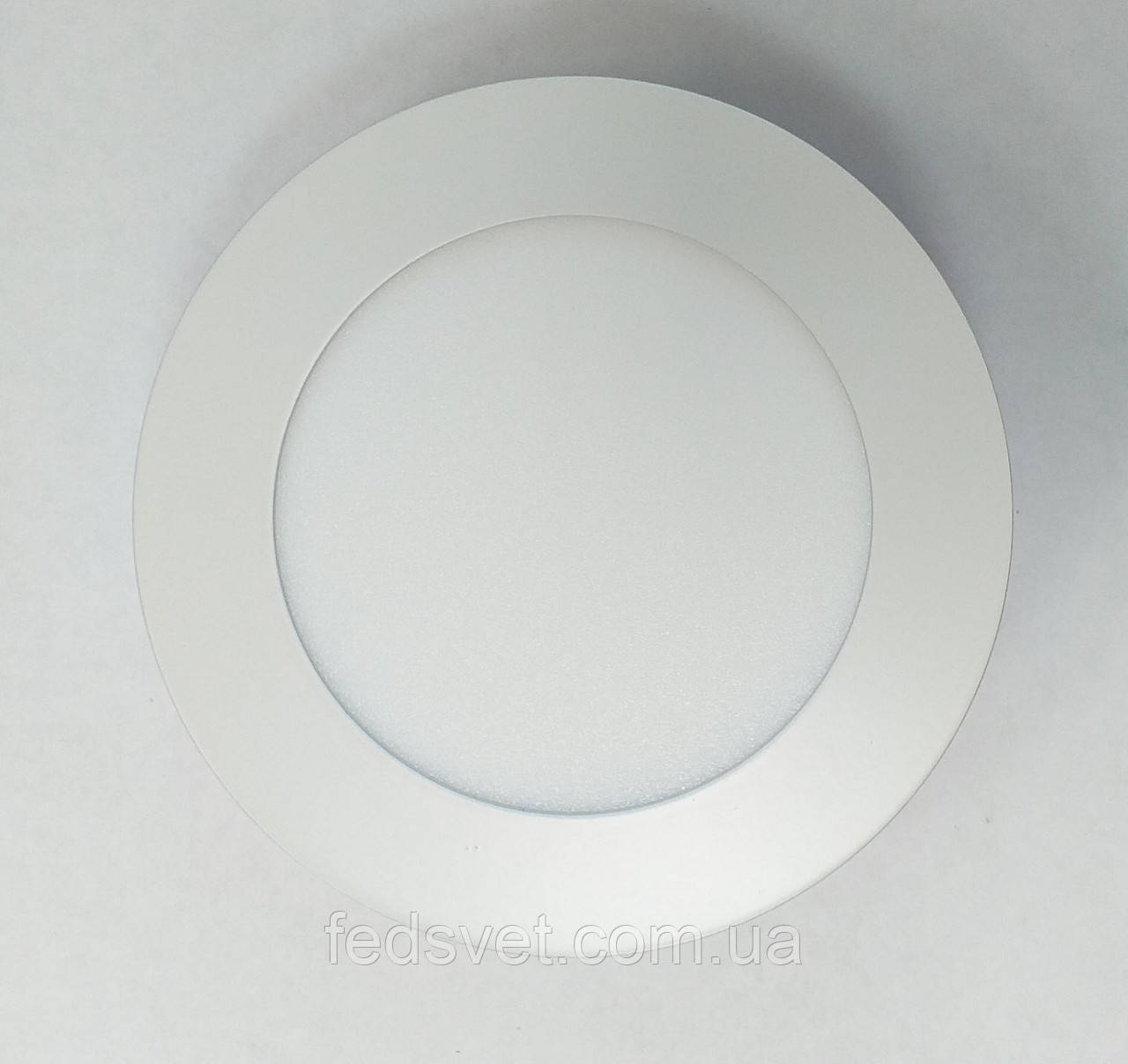 Світильник точковий врізний ЕВРОСВЕТ 6Вт коло LED-R-120-6 6400К
