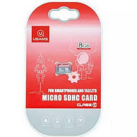 Карта пам'яті USAMS US-ZB092 Micro SDHC 8GB Class 10