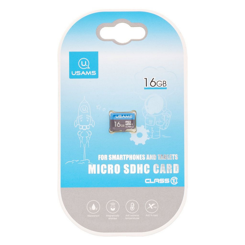Карта памяти USAMS US-ZB093 Micro SDHC 16GB Class 10, фото 1
