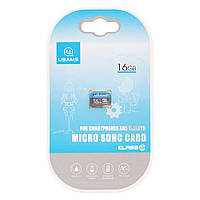 Карта памяти USAMS US-ZB093 Micro SDHC 16GB Class 10