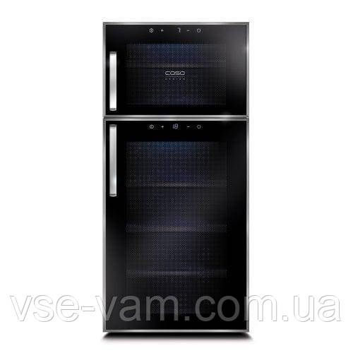 Винный холодильник шкаф CASO WineDuett Touch 21 с витрины - фото 2 - id-p1272586670