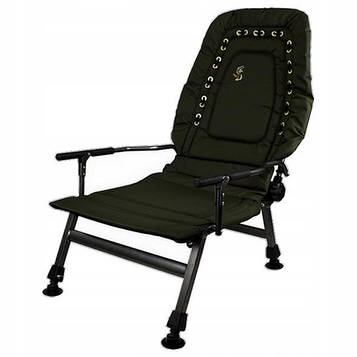 Крісло коропове Elektrostatyk FK2 рибальське з регульованою спинкою, Польща