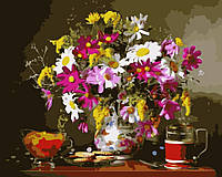 Картина по номерам "Цветы и вкусняшки" Лавка Чудес 40 x 50 см (в коробке) (LC40065)