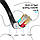 Ендоскоп з екраном 3.9 мм, жорсткий кабель 5 метрів — Технічний бороскоп для смартфона, фото 4