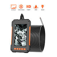 Ендоскоп з екраном 3.9 мм, жорсткий кабель 5 метрів — Технічний бороскоп для смартфона