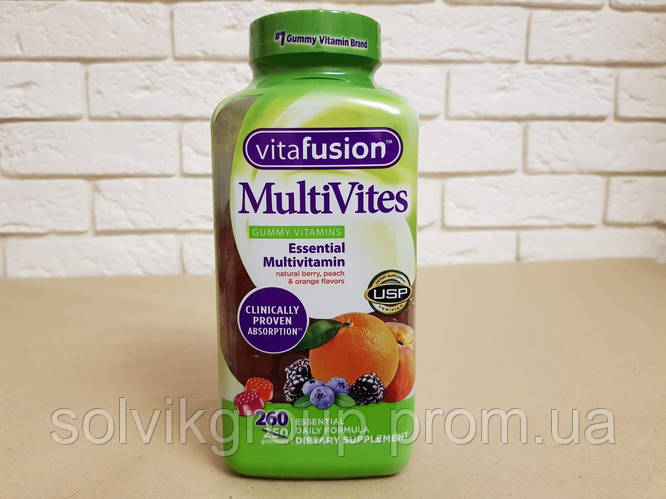 Вітаміни VitaFusion MultiVites, мультивітамін, мультивитамин, цена 770 ...