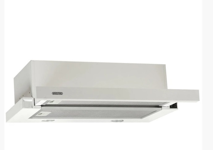 Телескопічна витяжка кухонна Eleyus LOTUS 1000 60 WH, фото 1