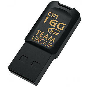 USB 2.0 флеш накопичувач 16GB Team C171 (TC17116GB01) чорний новий