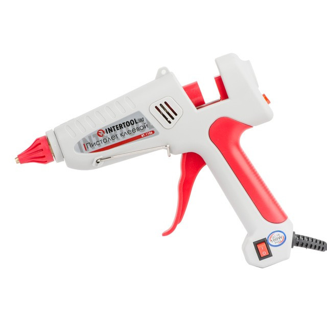 Пистолет Клеевой Под Стержни 10.8-11.5мм, Выключатель, 100(300)Вт ...