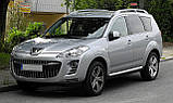 Захисна накладка на нижні відкидні задні двері для Peugeot 4007 2007-2012 /пластик/, фото 7
