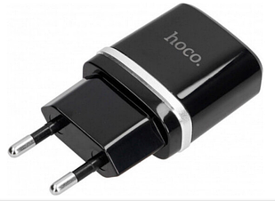 Мережевий зарядний пристрій HOCO C12 Smart 2 USB/2,4A Black