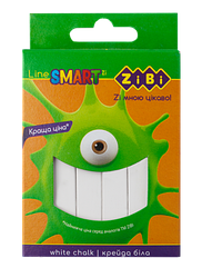 Крейда біла 12шт ZB.6705-12 квадратна картонна коробка SMART Line (1/90)