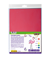 Фоаміран ZB.1832 А4 кольоровий 5 арк.- 5 кольорів, 1 мм, KIDS Line (1/100)