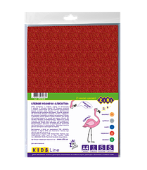 Фоаміран ZB.1848 А4 кольоровий з блискітками з клейким шаром 5 арк.- 5 кольорів,2 мм,KIDSLine(1/100)