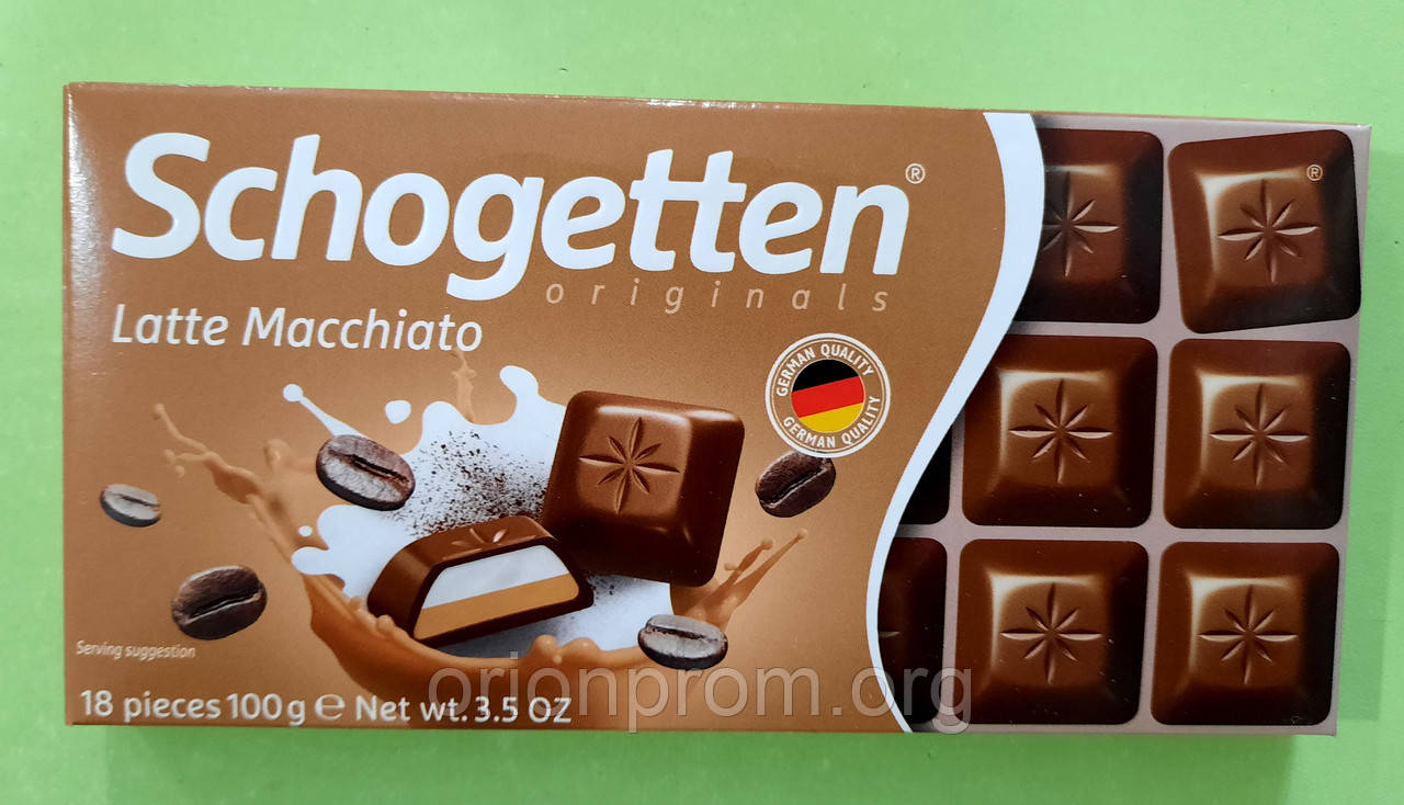 Шоколад Schogetten кавово-кремовий молочний 100 г