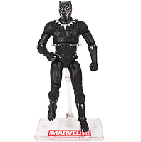 Фігурка Marvel Чорна Пантера з тримачем, Месники, 18 см — Black Panther, Avengers