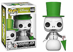 Фігурка Funko Pop Фанко Поп Кошмар перед різдвом Джек Сніговик Snowman Jack 10 см Cartoon NBС J 448