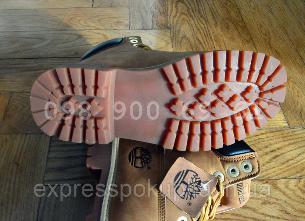 Мужские Зимние ботинки Timberland с Мехом Желтые | (3 цвета) 37 - фото 8 - id-p1270939165