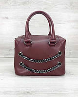 Жіноча сумка «Jean» бордова