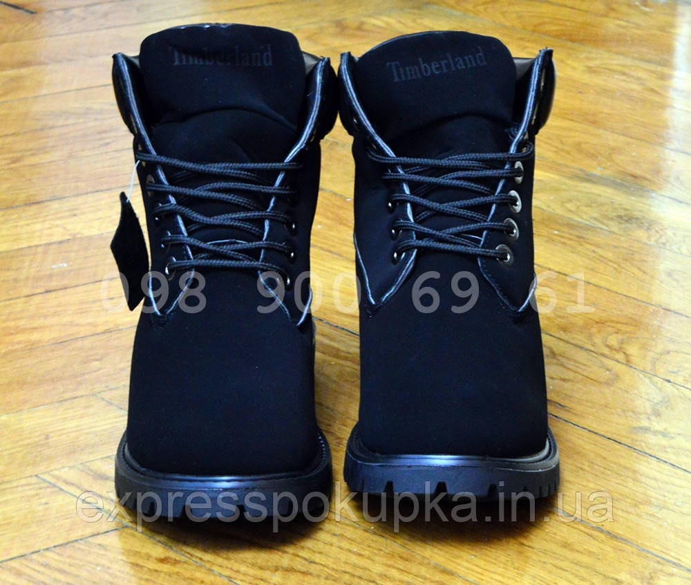 Мужские Зимние ботинки Timberland с Мехом Черные | (3 цвета) 40 - фото 3 - id-p1270923713