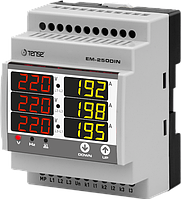 Мультиметр щитовой ( на дин-рейку) 3 фазы с трансформатором тока на 250А в комплекте