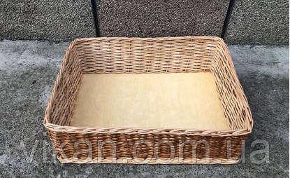 Короба, лотки плетені 40x20х10 торгові для викладання хліба, фруктів, овочів