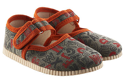 Хатні капці Дитячі в сад, на липучках садок, дитячі капці дівчинці 14.5-19 см Жовтогарячий 15