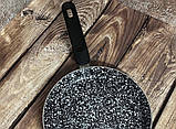 Сковорода для млинців гранітна 24 см Edenberg EB-3399 сковорідка млинцева з антипригарним покриттям, фото 9