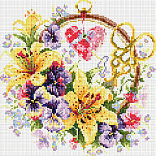 Набір алмазной мозаїки NKF Лілії H0229