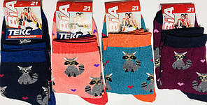 Шкарпетки дитячі 12 пар демісезонні дівчинка ВиАтекс розмір 23(36-38) асорті