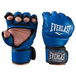 Рукавички єдиноборств сині Everlast MMA 364 DX розмір S, фото 2