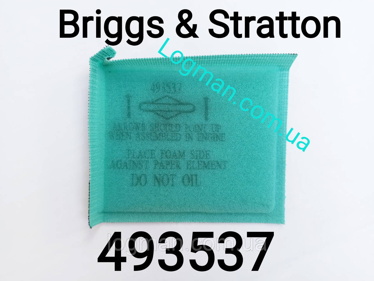 Фільтр повітряний для двигуна Briggs & Stratton (493537) на двигун Бриггс Страттон