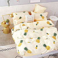 Двоспальна постільна білизна Вилюта "Pineapples" ранфорс