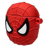 Чохол для навушників AirPods 1/2 Spider Man червоний, фото 3