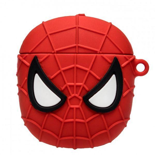 Чохол для навушників AirPods 1/2 Spider Man червоний