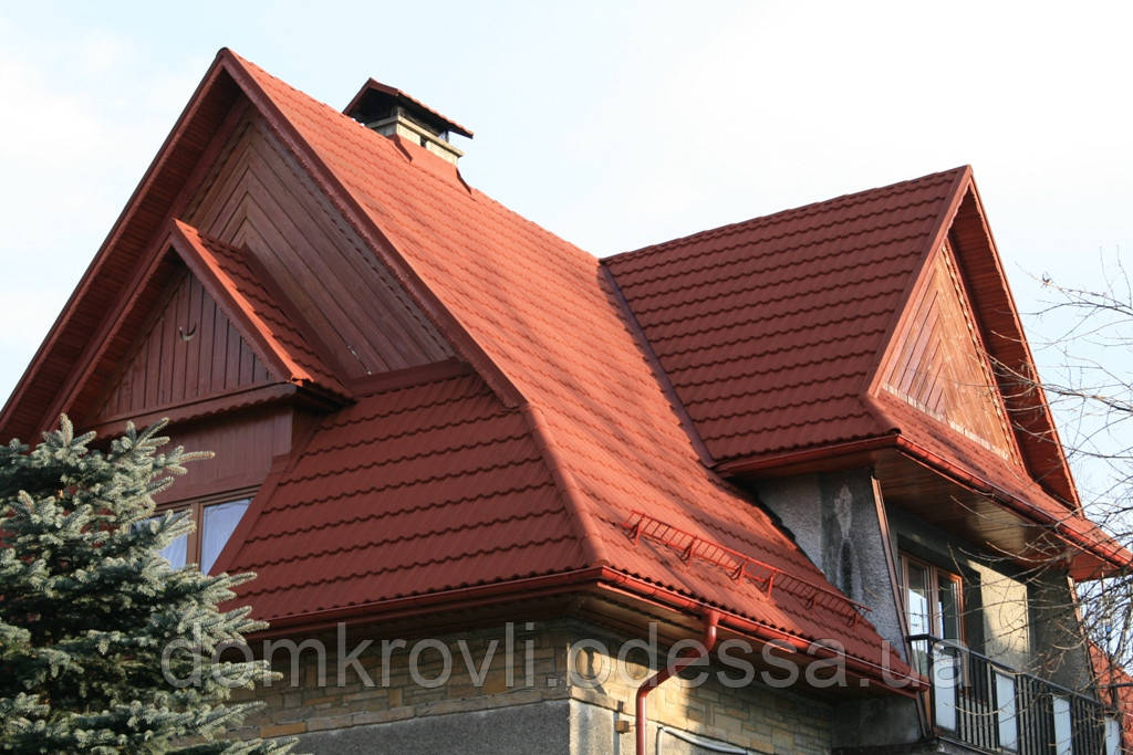 Композитна черепиця Gerard Classic Spanish red