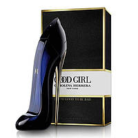 Женские духи Carolina Herrera Good Girl 80ml (Парфюм Каролина Эррера Гуд Герл) Туфелька Духи черная туфелька