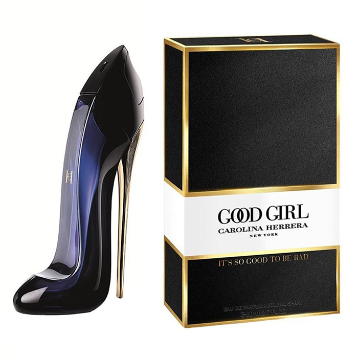 Жіночі духи Carolina Herrera God Girl 80ml (Парфюм Кароліна Еррера Гуд Герл) Туфелька Духи чорна туфелька