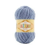 Alize SOFTY (Софти) №374 джинс (Пряжа плюшевая, нитки для вязания)