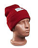 Зимова шапка Rip n Dip бордова унісекс з котом показуючим фак, фото 2